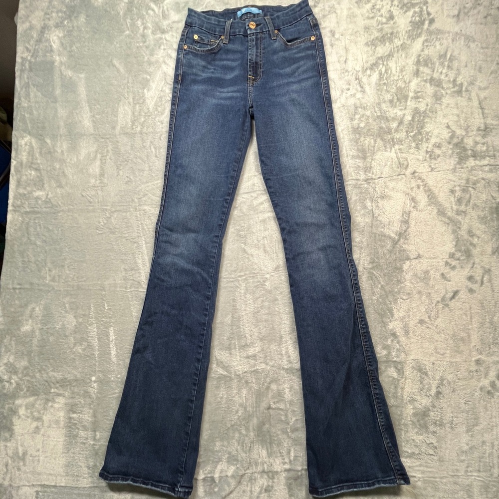 7 For All Mankind Women’s Bootcut Jeans - Dark Blue
